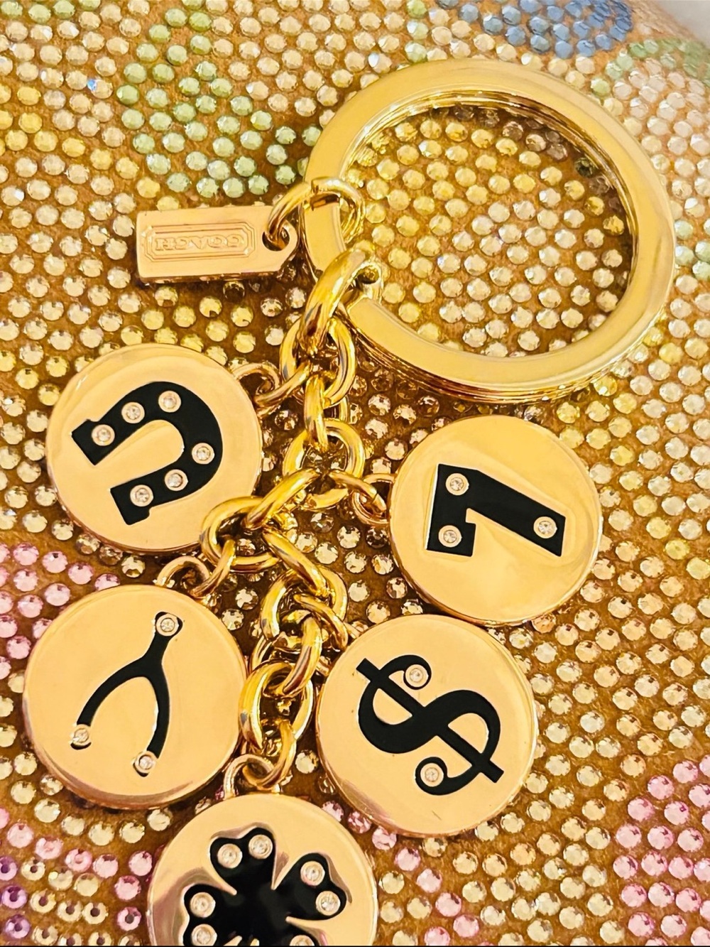 NWOT Coach Y2K Lucky Charm Keychain/ Bag Charm - Picture 7 of 11